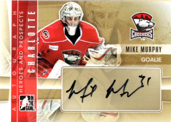 2011-12 ITG Heroes and Prospects Autographs #AMMUR Mike Murphy SP
