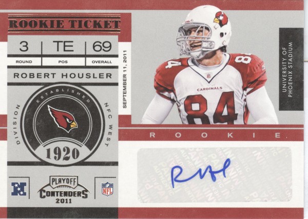 2011 Playoff Contenders #170 Robert Housler AU RC
