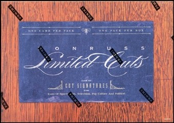 2011 Donruss Limited Cuts 1 Baseball Hobby Box