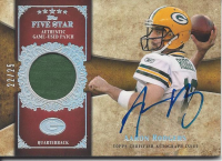 2011 Topps Five Star Veteran Autographed Patch Rainbow #FSSPAR Aaron Rodgers front image