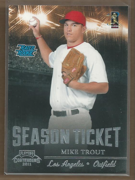 2011 Playoff Contenders #17 Mike Trout RC