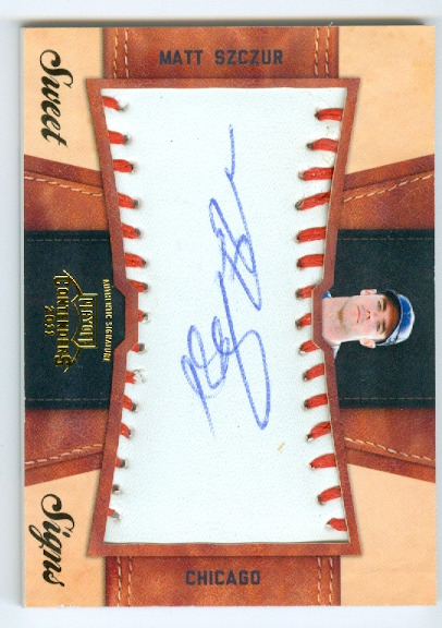 2011 Playoff Contenders Sweet Signs Autographs #48 Matt Szczur/99