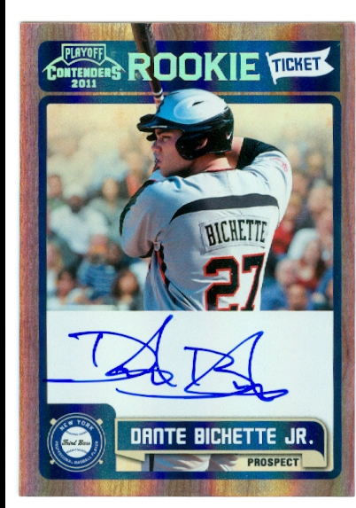 2011 Playoff Contenders Rookie Ticket Autographs #RT39 Dante Bichette Jr.