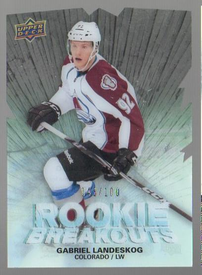 2011-12 Upper Deck Rookie Breakouts #RBGL Gabriel Landeskog