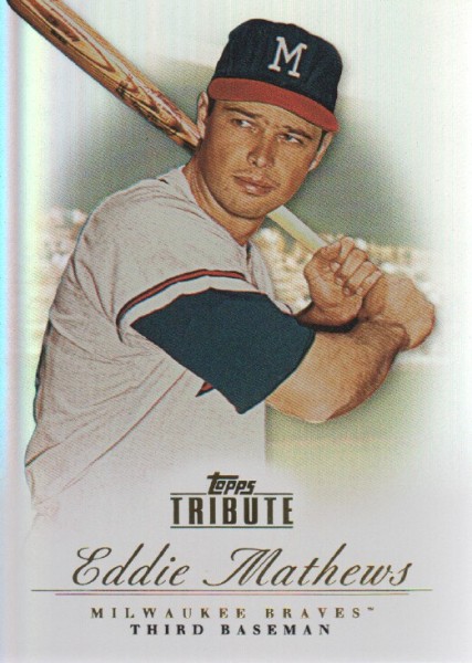 2012 Topps Tribute #12 Eddie Mathews