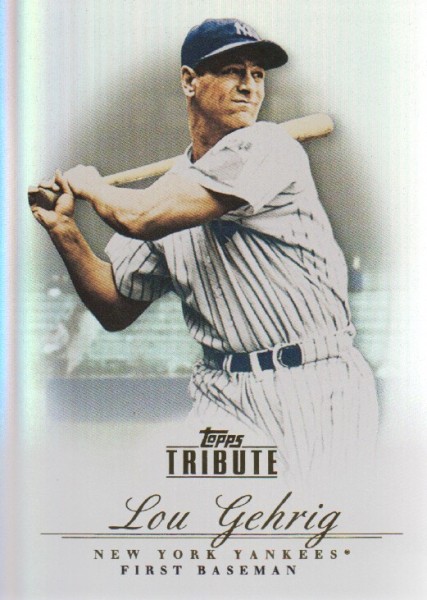 2012 Topps Tribute #22 Lou Gehrig