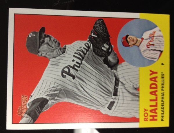 2012 Topps Heritage #91B Roy Halladay BW SP