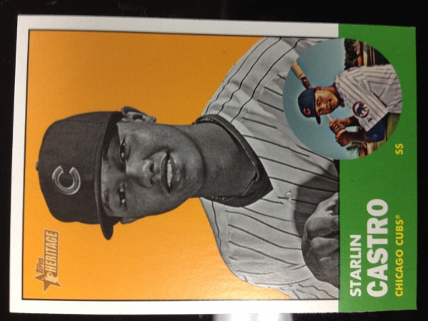 2012 Topps Heritage #193B Starlin Castro BW SP