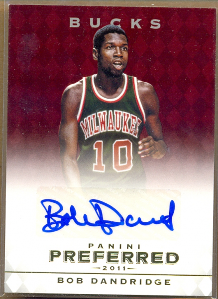 2011-12 Panini Preferred #18 Bob Dandridge PS/74 AU