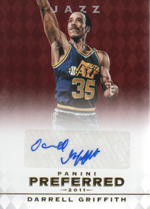 2011-12 Panini Preferred #35 Darrell Griffith PS/74 AU