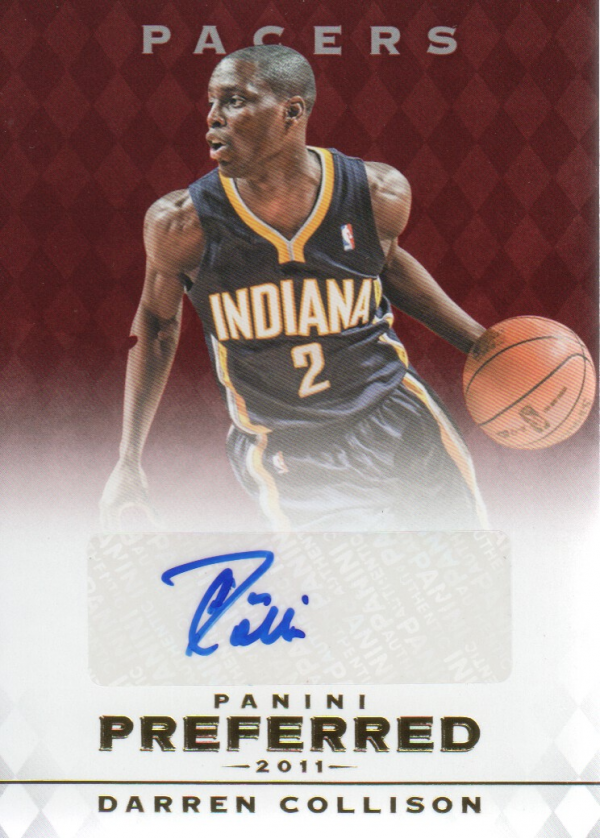 2011-12 Panini Preferred #36 Darren Collison PS/74 AU
