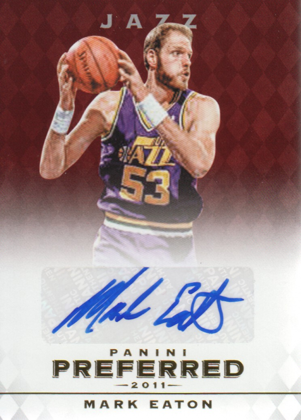 2011-12 Panini Preferred #72 Mark Eaton PS/74 AU