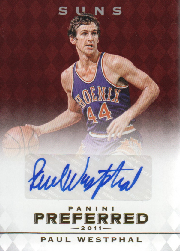 2011-12 Panini Preferred #82 Paul Westphal PS/74 AU