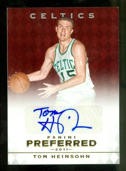 2011-12 Panini Preferred #92 Tom Heinsohn PS/74 AU