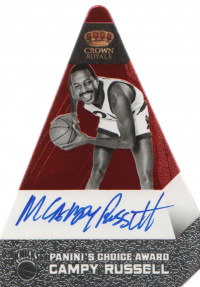 2011-12 Panini Preferred #123 Campy Russell PC/74 AU front image