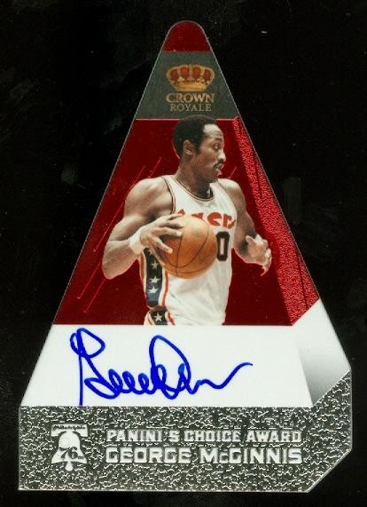 2011-12 Panini Preferred #152 George McGinnis PC/74 AU