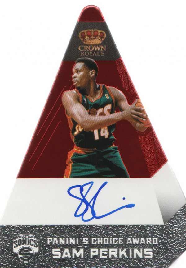 2011-12 Panini Preferred #186 Sam Perkins PC/74 AU