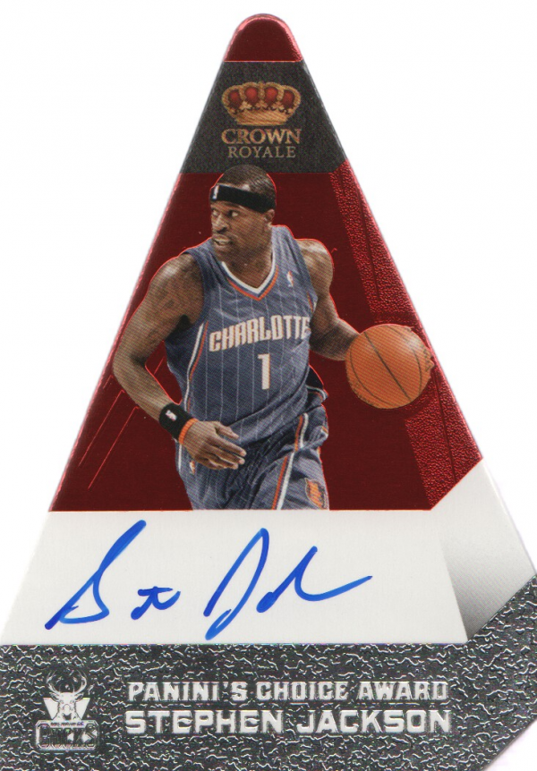 2011-12 Panini Preferred #189 Stephen Jackson PC/74 AU