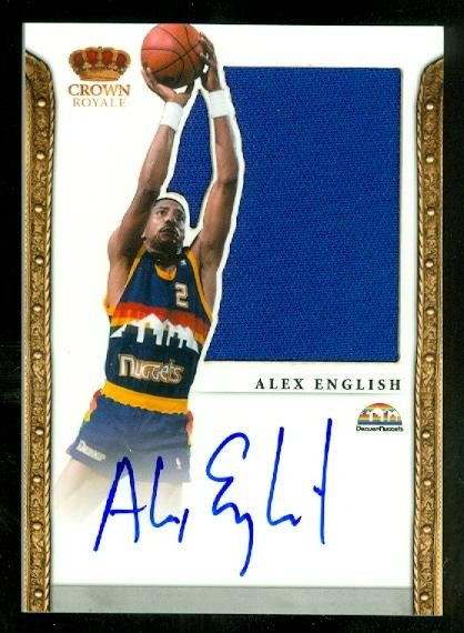 2011-12 Panini Preferred #203 Alex English SL/49 JSY AU