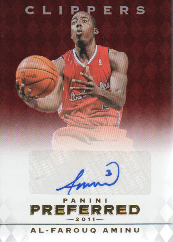 2011-12 Panini Preferred #292 Al-Farouq Aminu PS/99 AU