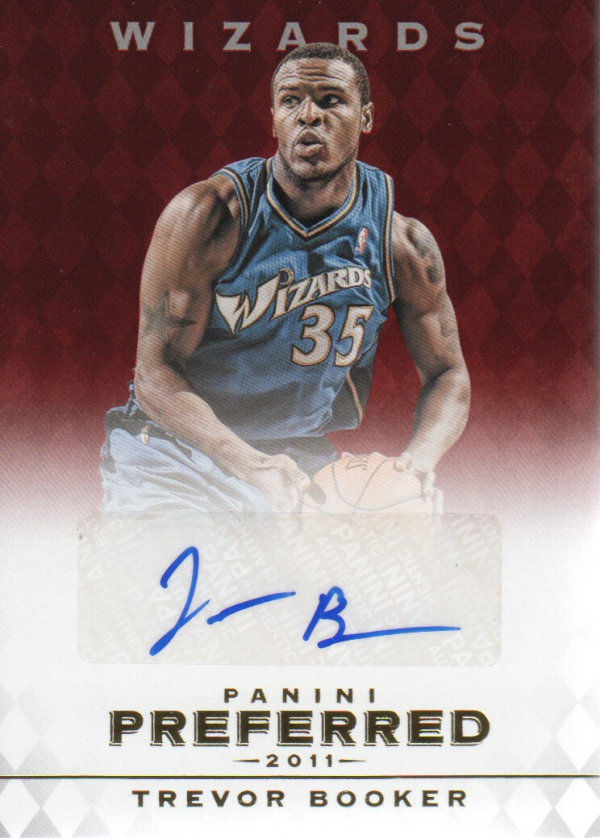 2011-12 Panini Preferred #296 Trevor Booker PS/99 AU