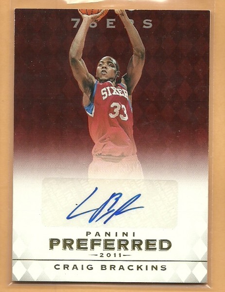 2011-12 Panini Preferred #297 Craig Brackins PS/99 AU