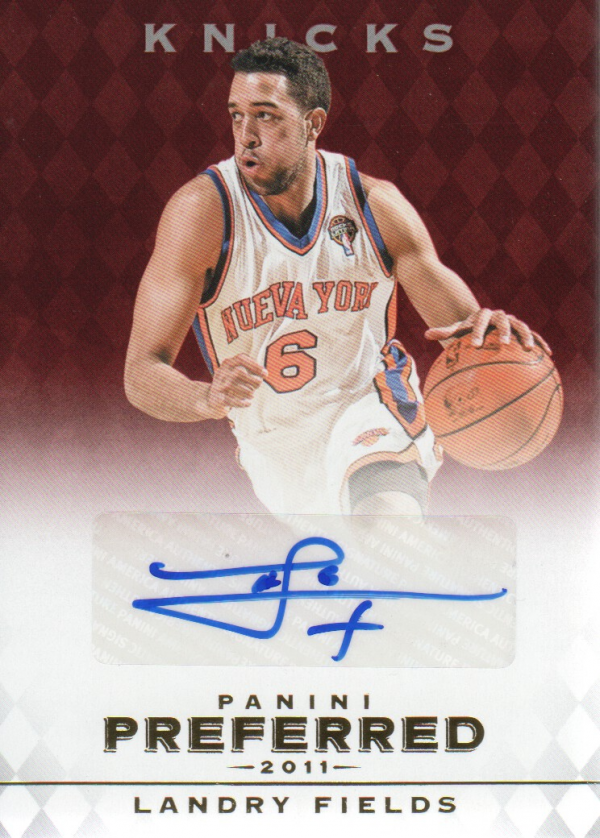 2011-12 Panini Preferred #303 Landry Fields PS/99 AU