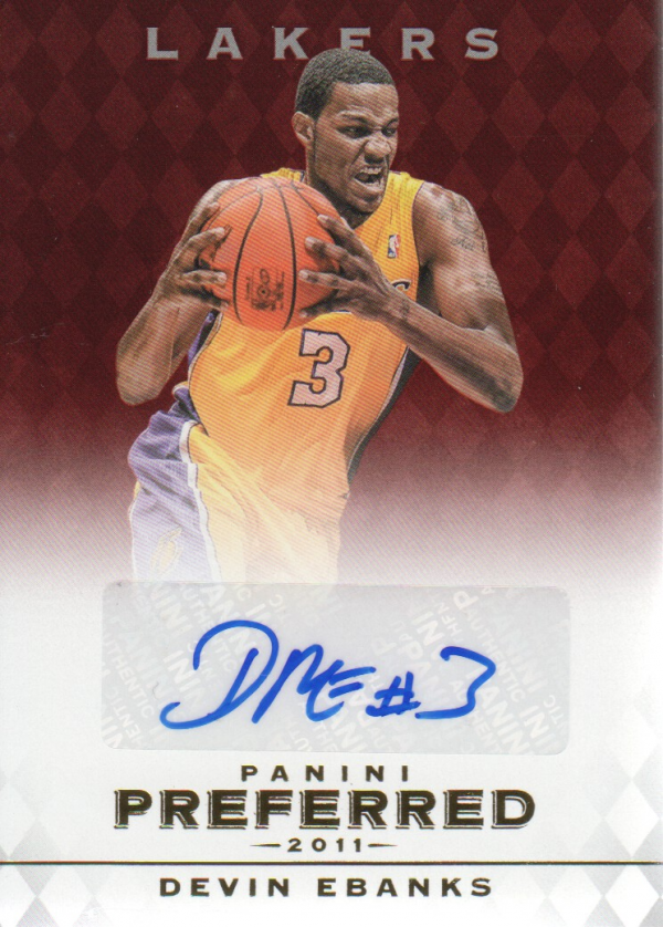 2011-12 Panini Preferred #315 Devin Ebanks PS/99 AU