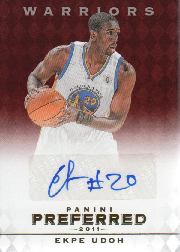 2011-12 Panini Preferred #317 Ekpe Udoh PS/99 AU
