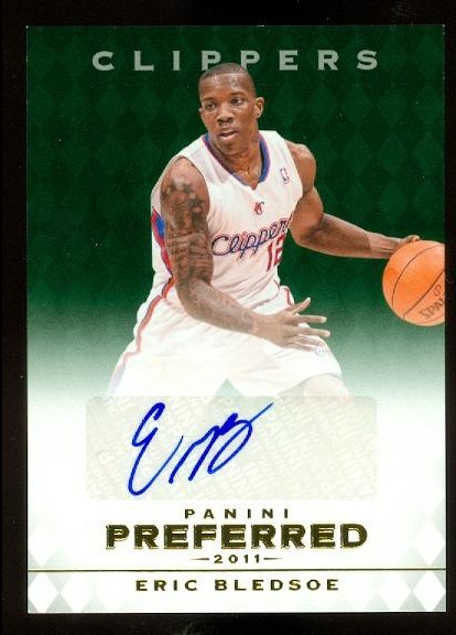 2011-12 Panini Preferred Emerald #295 Eric Bledsoe PS/75 AU
