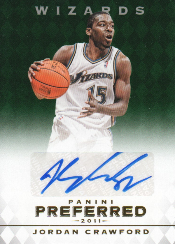 2011-12 Panini Preferred Emerald #300 Jordan Crawford PS/75 AU