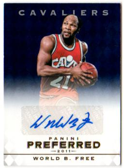 2011-12 Panini Preferred Blue #100 World B. Free PS/10 AU