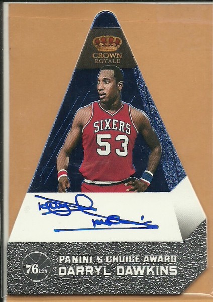 2011-12 Panini Preferred Blue #137 Darryl Dawkins PC/50 AU