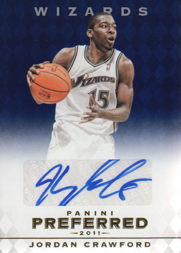 2011-12 Panini Preferred Blue #300 Jordan Crawford PS/49 AU