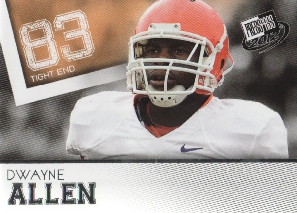 2012 Press Pass #1 Dwayne Allen