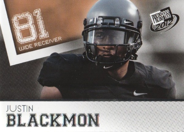 2012 Press Pass #3 Justin Blackmon