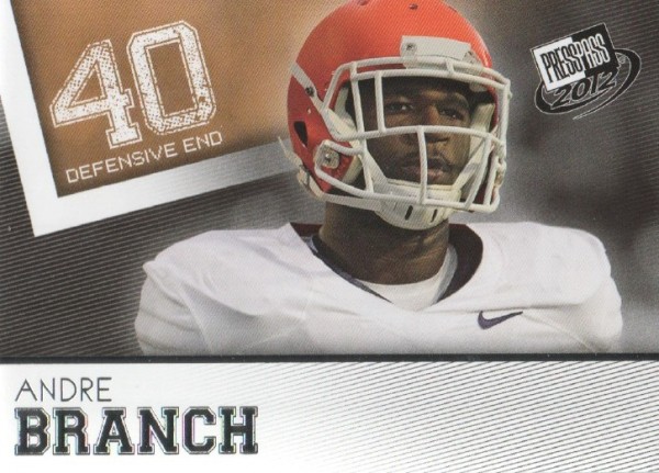 2012 Press Pass #4 Andre Branch