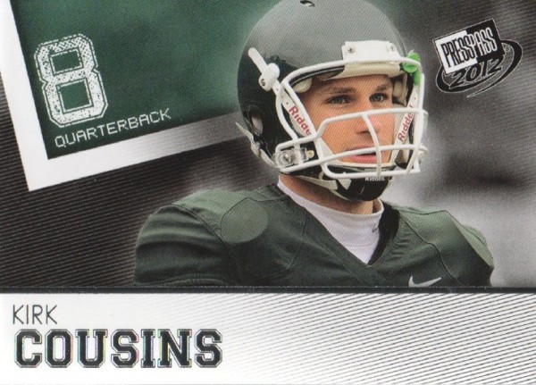 2012 Press Pass #8 Kirk Cousins