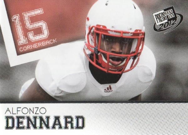2012 Press Pass #10 Alfonzo Dennard