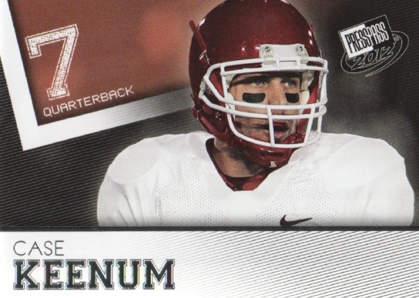 2012 Press Pass #26 Case Keenum