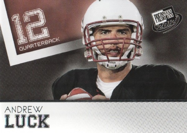 2012 Press Pass #30 Andrew Luck