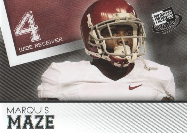 2012 Press Pass #32 Marquis Maze