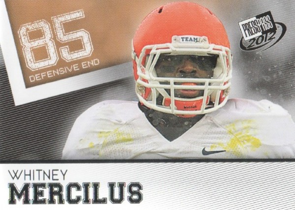 2012 Press Pass #33 Whitney Mercilus