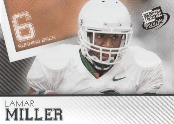 2012 Press Pass #34 Lamar Miller