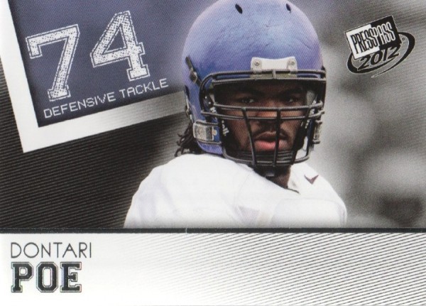2012 Press Pass #39 Dontari Poe