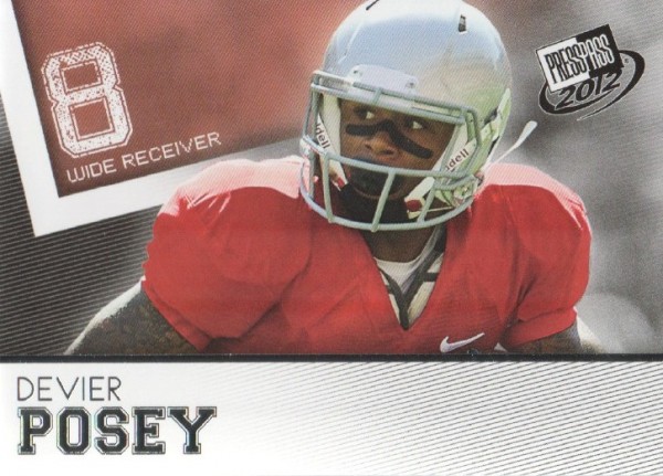 2012 Press Pass #40 DeVier Posey