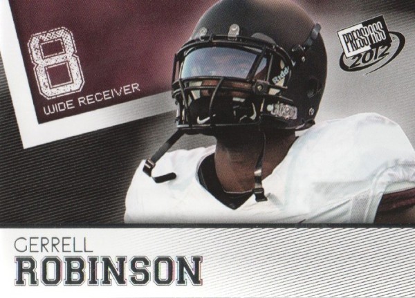 2012 Press Pass #42 Gerell Robinson