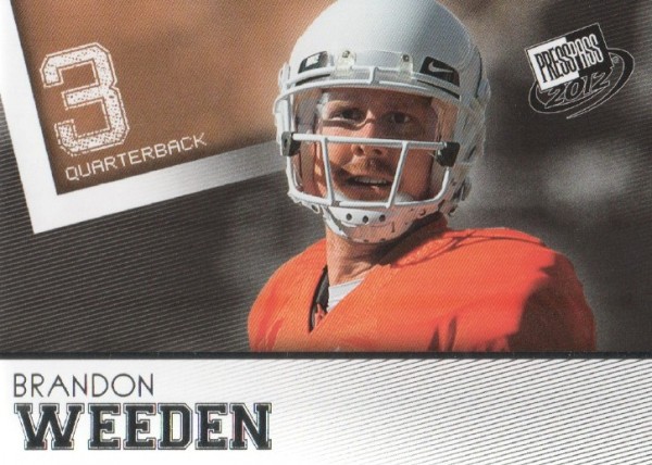 2012 Press Pass #48 Brandon Weeden