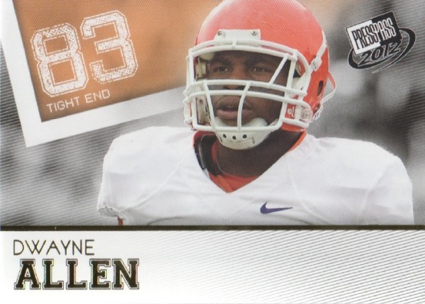 2012 Press Pass Gold #1 Dwayne Allen