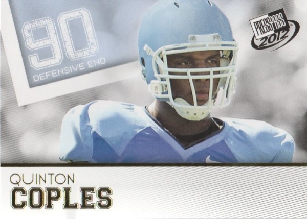2012 Press Pass Gold #7 Quinton Coples